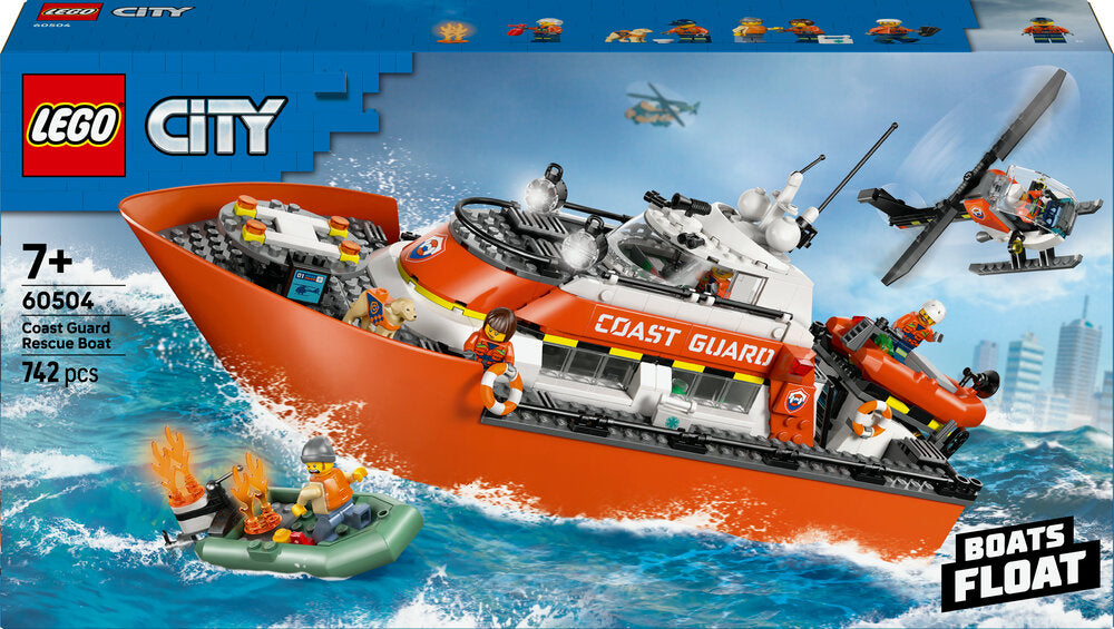 60504 LEGO City Kystvagtens redningsbåd og helikopter