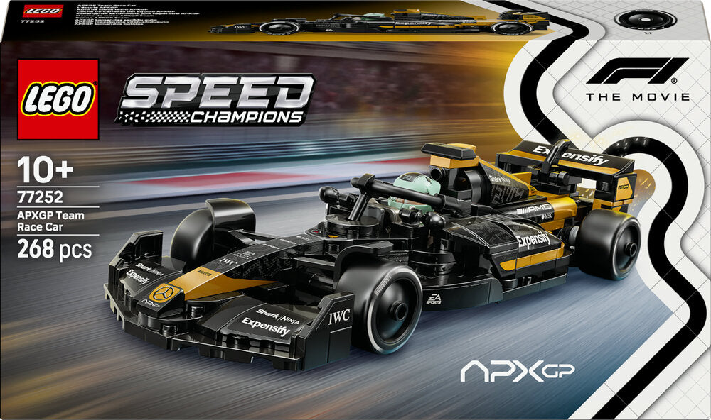 D2 77252 LEGO Speed Champions APXGP-teamets racerbil fra F1® The Movie
