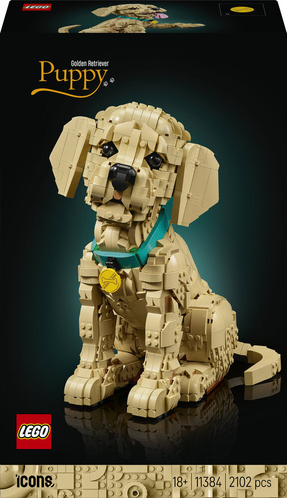 11384 LEGO Icons Golden retriever-hvalp