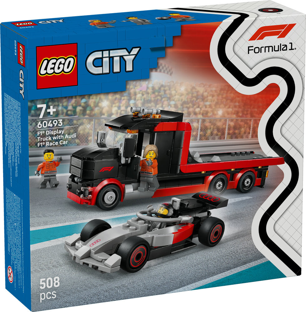 60493 LEGO City F1®-udstillingstruck med Audi F1®-racerbil