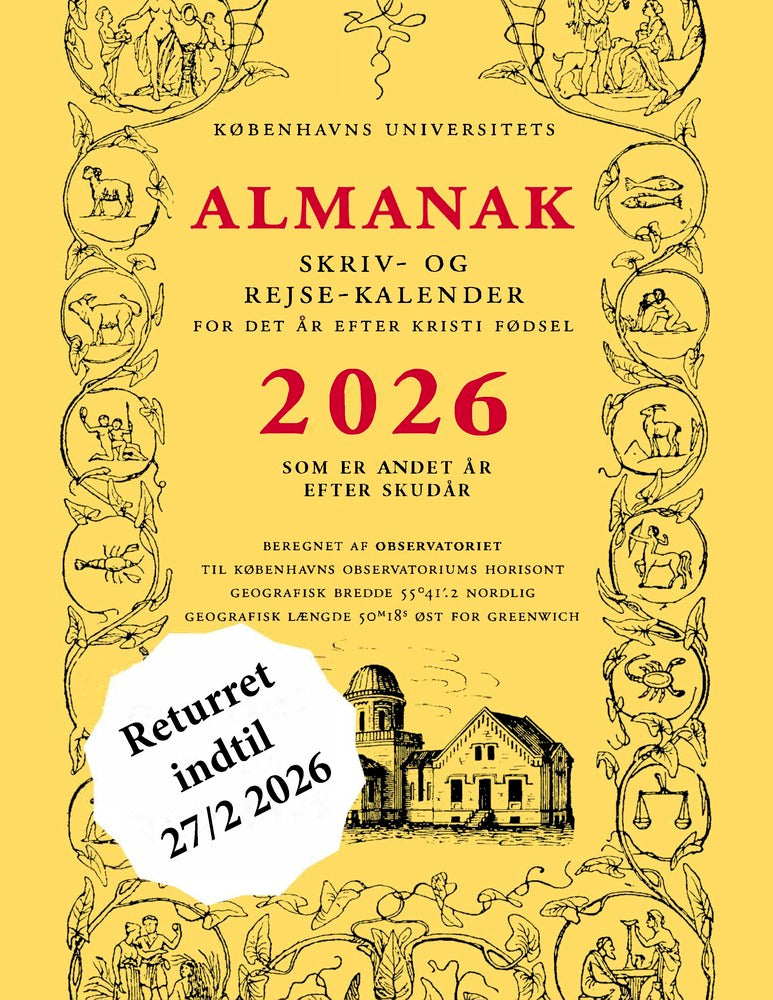 Københavns Universitets Almanak-Skriv og rejsekalender 2026