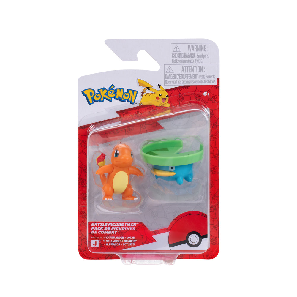 Pokemon Battle Figure Lotad/Charmander