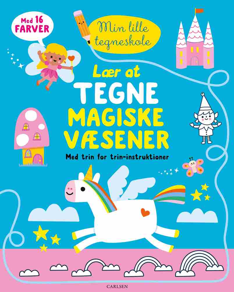 Lær at tegne magiske væsener - med trin for trin-instruktioner