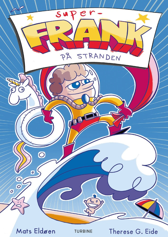 Super-Frank på stranden