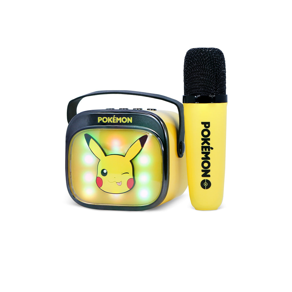 Karaokehøjttaler med mikrofon Pikachu
