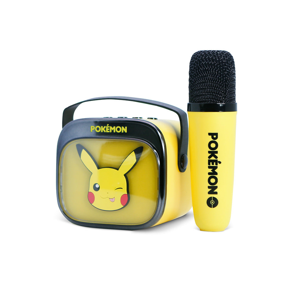 Karaokehøjttaler med mikrofon Pikachu