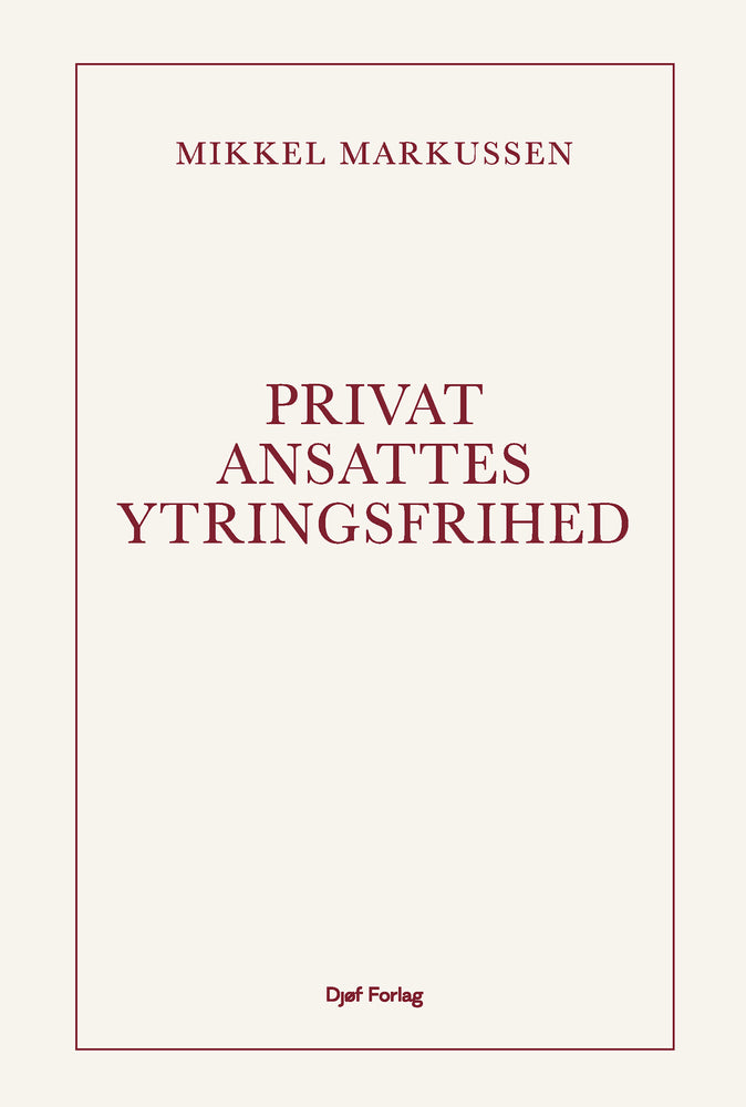 Privatansattes ytringsfrihed