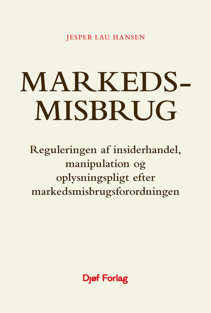 Markedsmisbrug