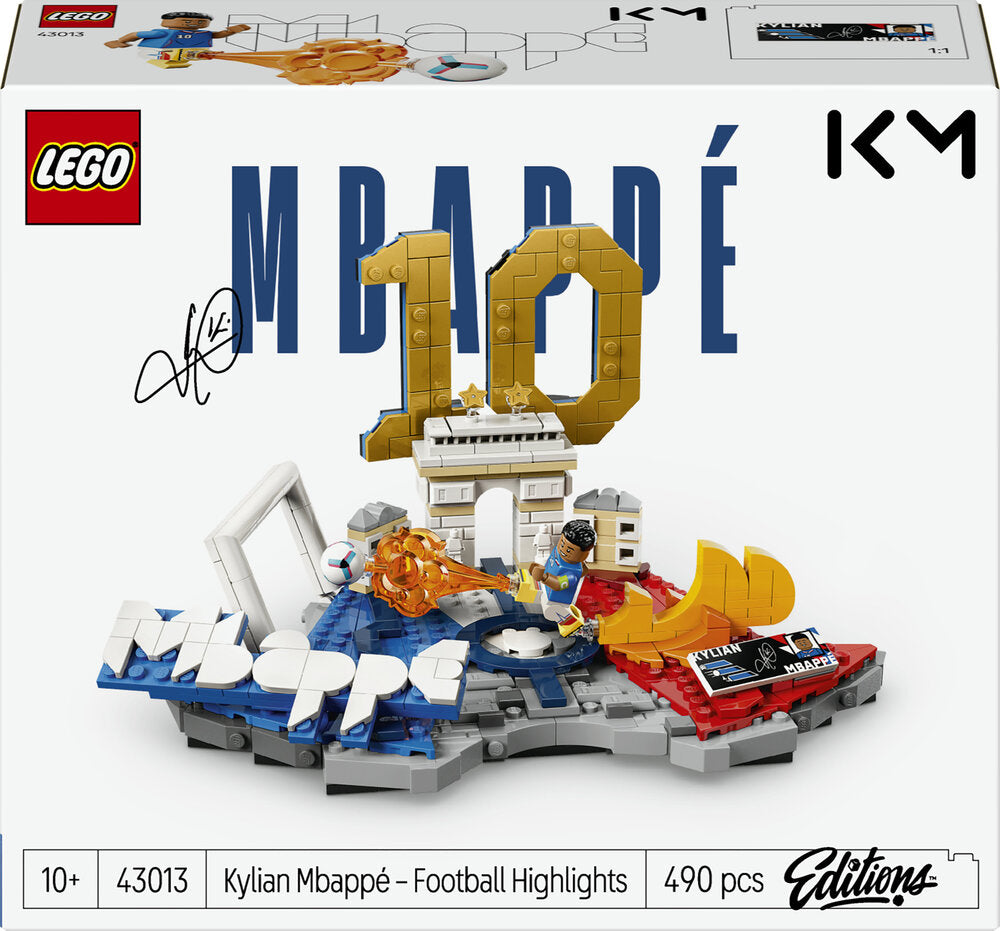 D3 LEGO Editions Football 43013 Kylian Mbappé – fodboldhøjdepunkter