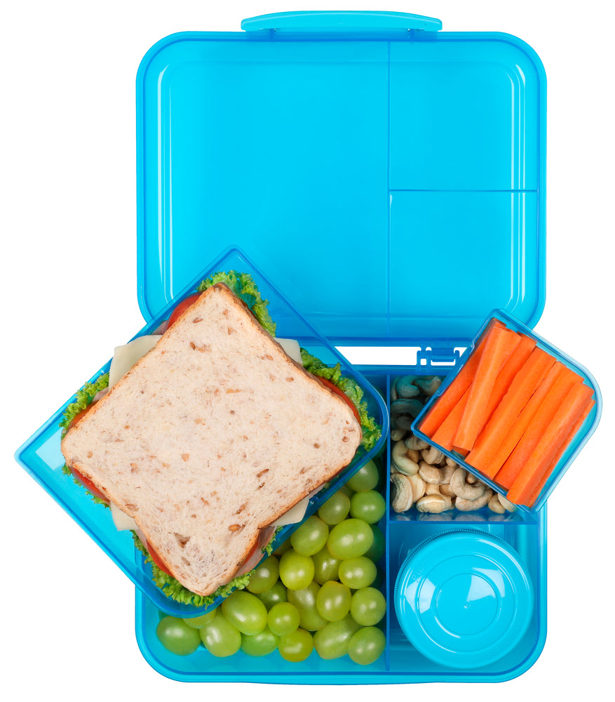 Madkasse Sistema Bento Lunch blå 1,65L