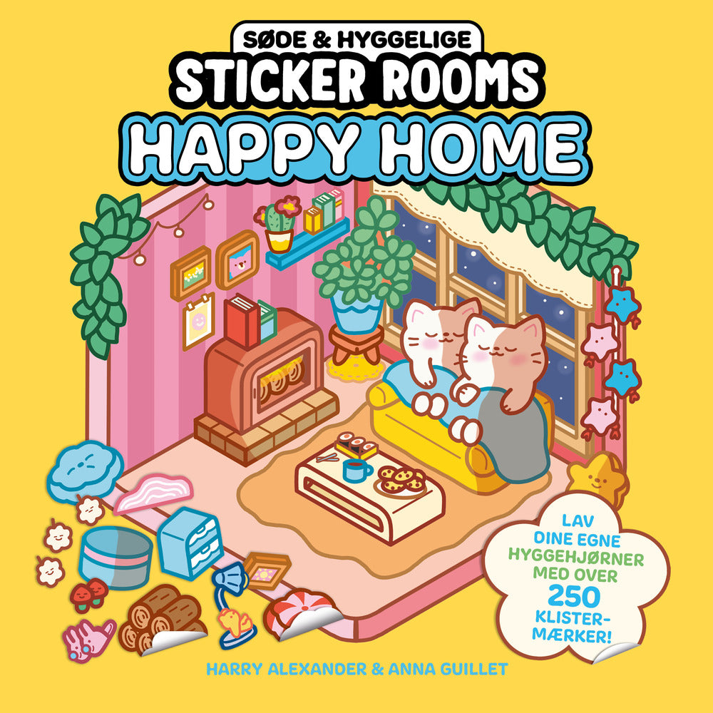 Happy Home - Søde og hyggelige Sticker Rooms