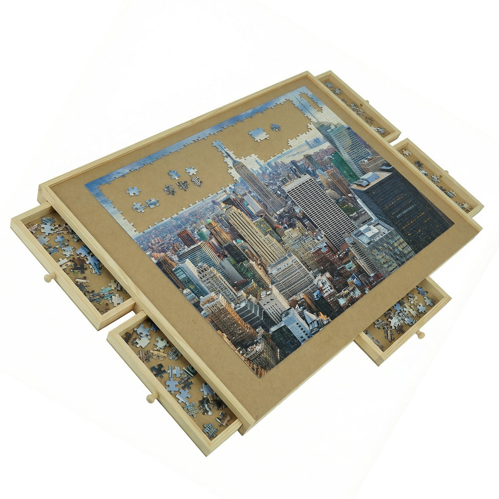 Puslespilsbord M/5 skuffer til 1000 brikker