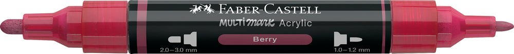 Multimarker Akryl Faber Castell SP 433 Berry m. 2 spids