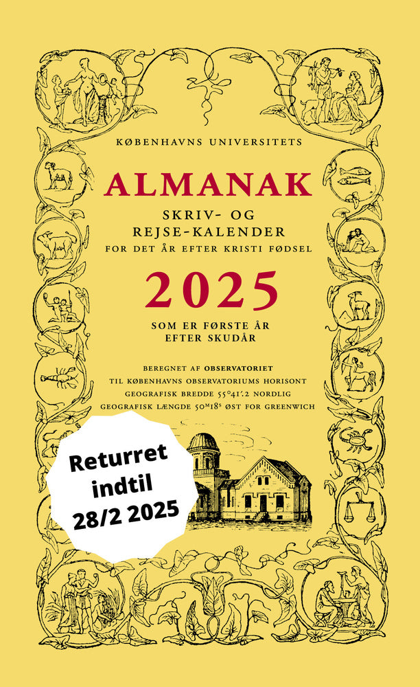D2 Universitetets Almanak Skriv- og Rejsekalender 2025