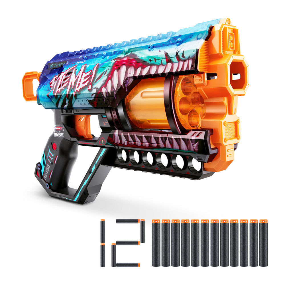 Xshot skins griefer blaster med 12 darts ass