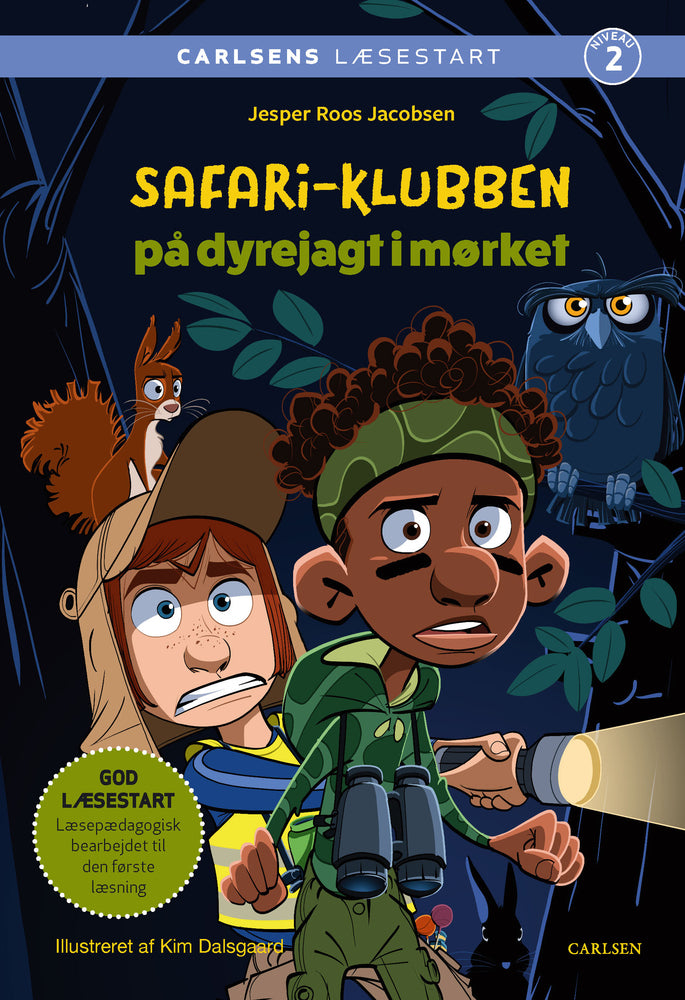 Carlsens Læsestart: Safari-klubben på dyrejagt i mørket