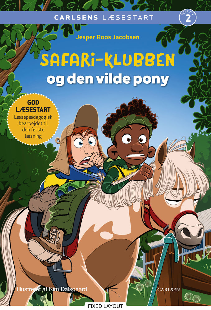 Carlsens Læsestart: Safari-klubben og den vilde pony