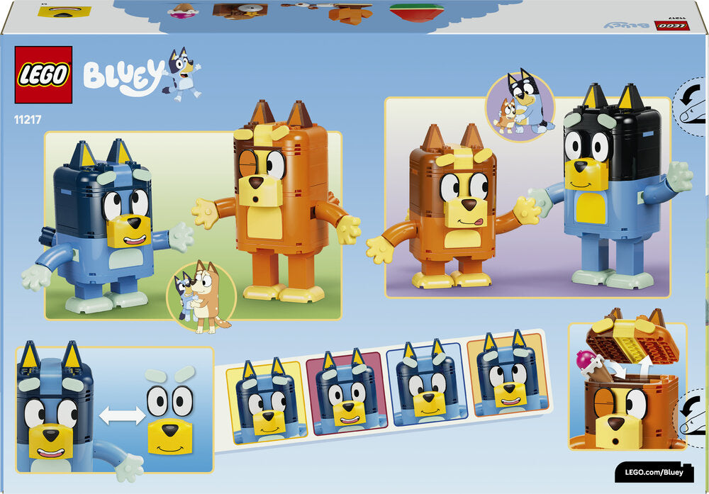 LEGO Bluey 11217 Klodsbygget Bluey-familie