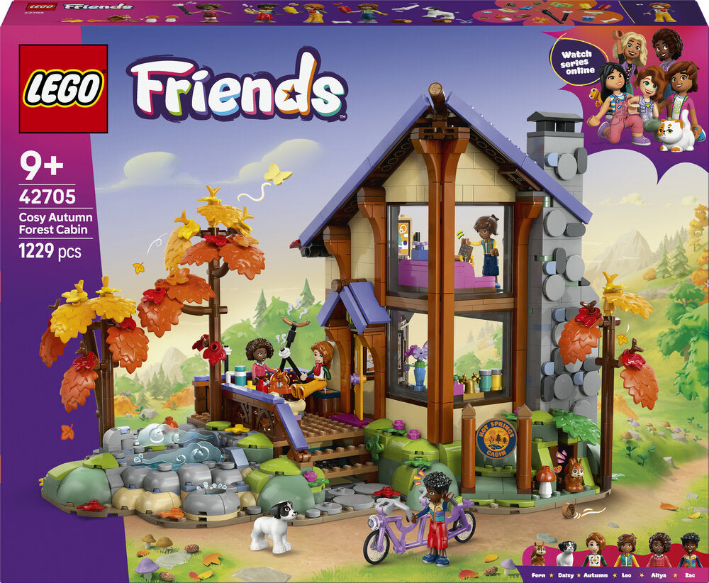 LEGO Friends 42705 Hyggelig efterårs-skovhytte