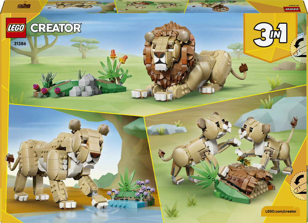 LEGO Creator 31386 Vilde dyr: Majestætisk løve