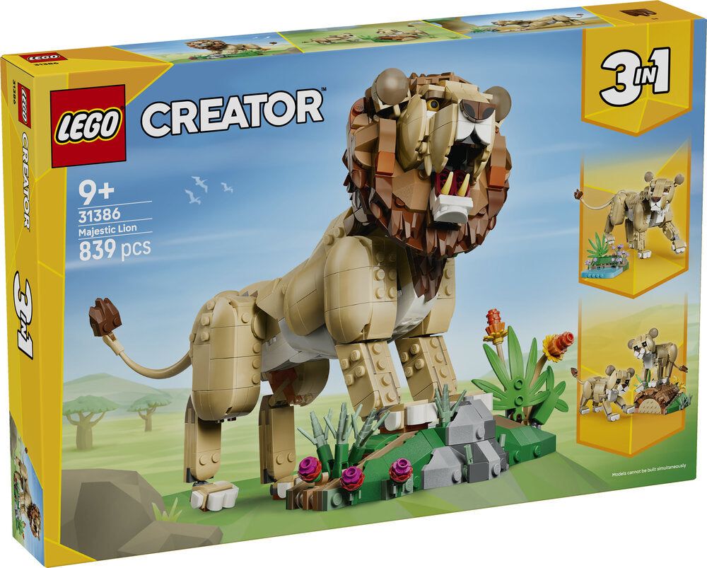 LEGO Creator 31386 Vilde dyr: Majestætisk løve