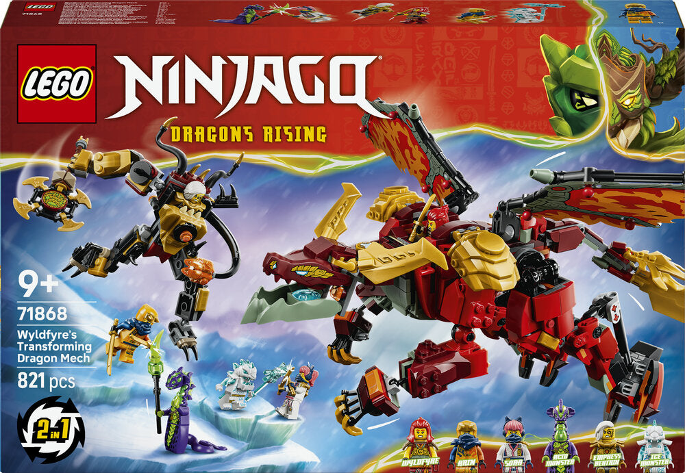 LEGO Ninjago 71868 Wyldfyres forvandlingsdrage-mech