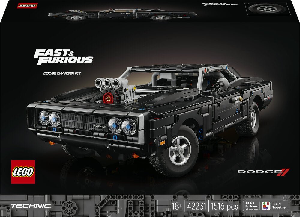 LEGO Technic 42231 Fast and Furious Dodge Charger R/T-bil