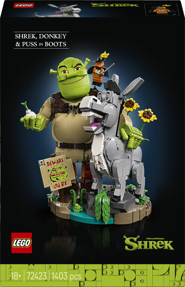 LEGO Shrek 72423 Shrek, Æsel og Den bestøvlede kat