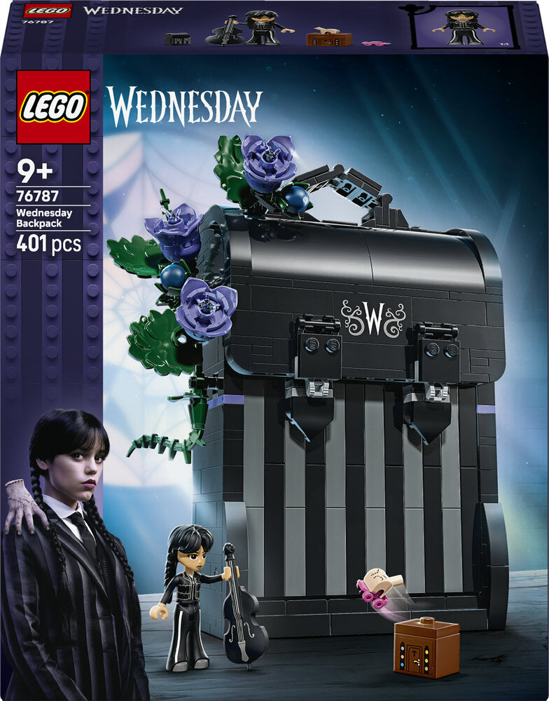 76787 LEGO Wednesday Wednesdays skoletaske