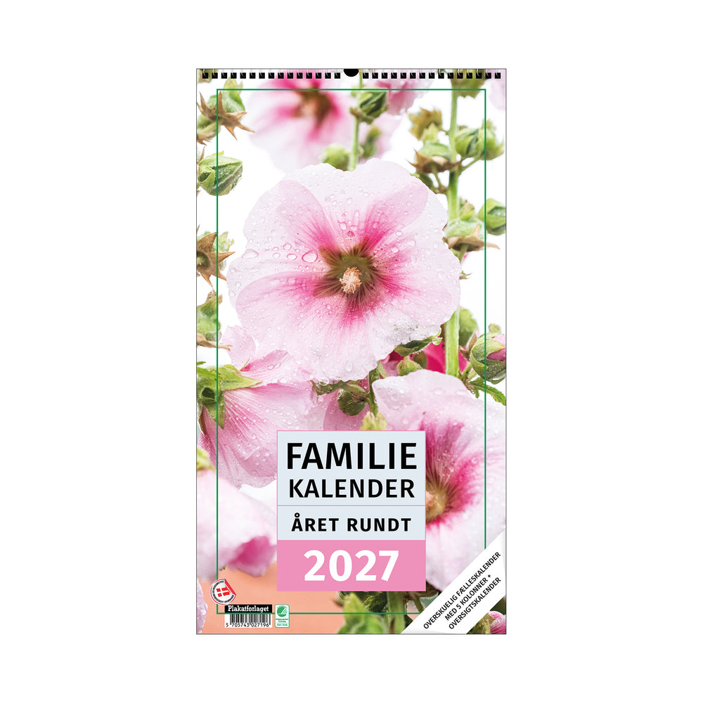 FAMILIEKALENDER ÅRET RUNDT FOTO 2027