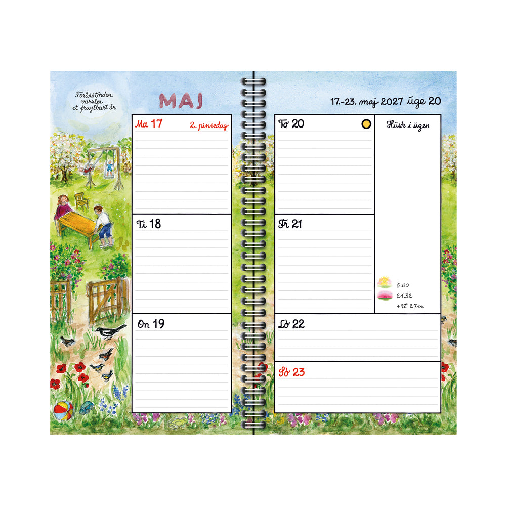 UGEKALENDER 9,5X17 CM 2027