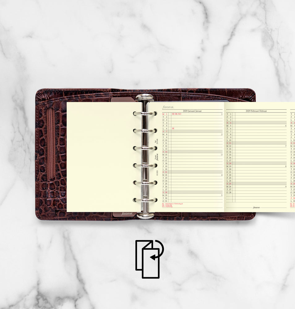 Refill Årssæt Filofax Pocket 2029