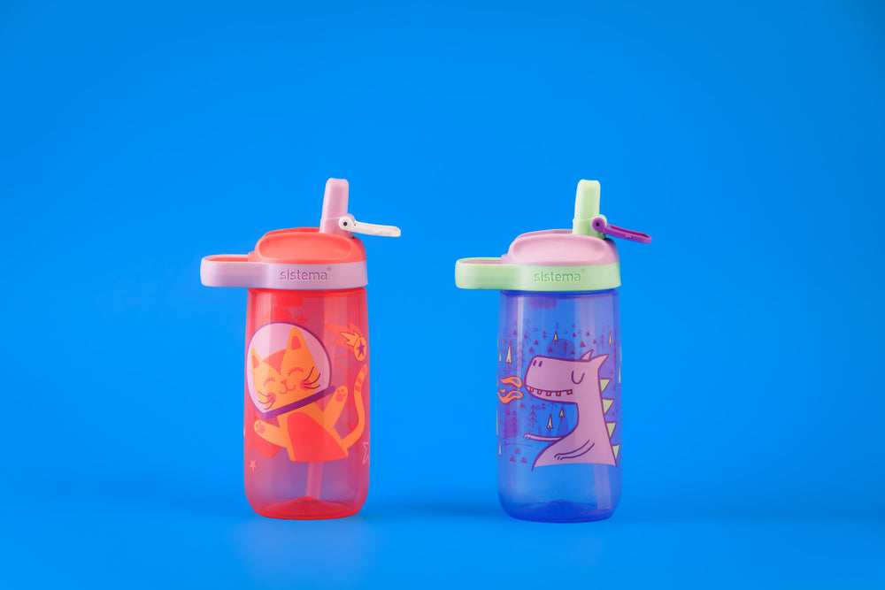 Drikkeflaske Sistema Easy Sip Kids Design 500Ml 6 Asst