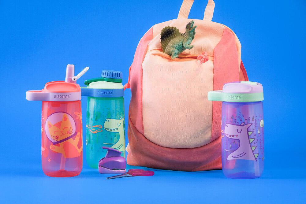 Drikkeflaske Sistema Easy Sip Kids Design 500Ml 6 Asst