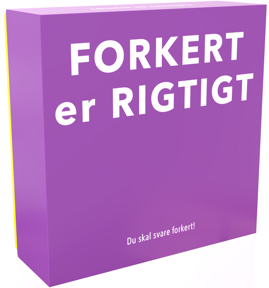 Forkert er Rigtigt