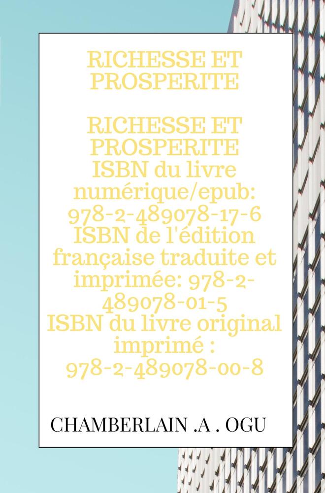 RICHESSE ET PROSPERITE