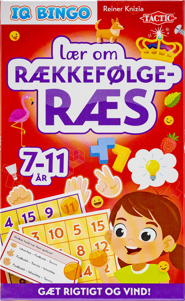 Lær Om Rækkefølge Ræs IQ Bingo