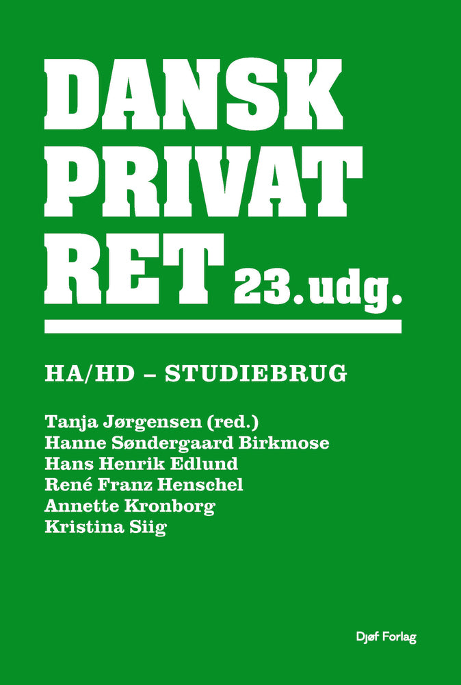 Dansk privatret 23. udgave