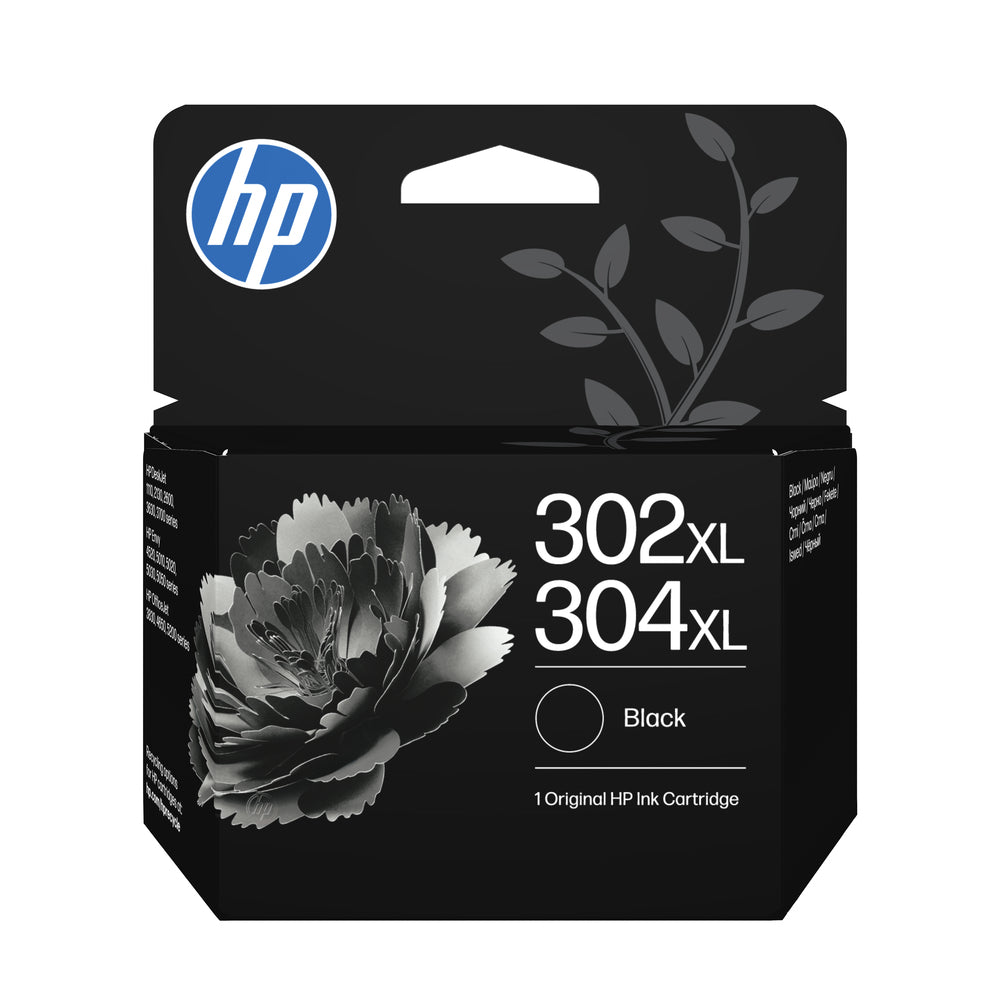 Blæk HP 302XL/304XL Black Original Ink cartridge