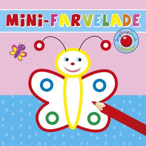 Snip Snap Snude: Mini-Farvelade Sommerfugl, KOLLI (pakke med 12 stk.)