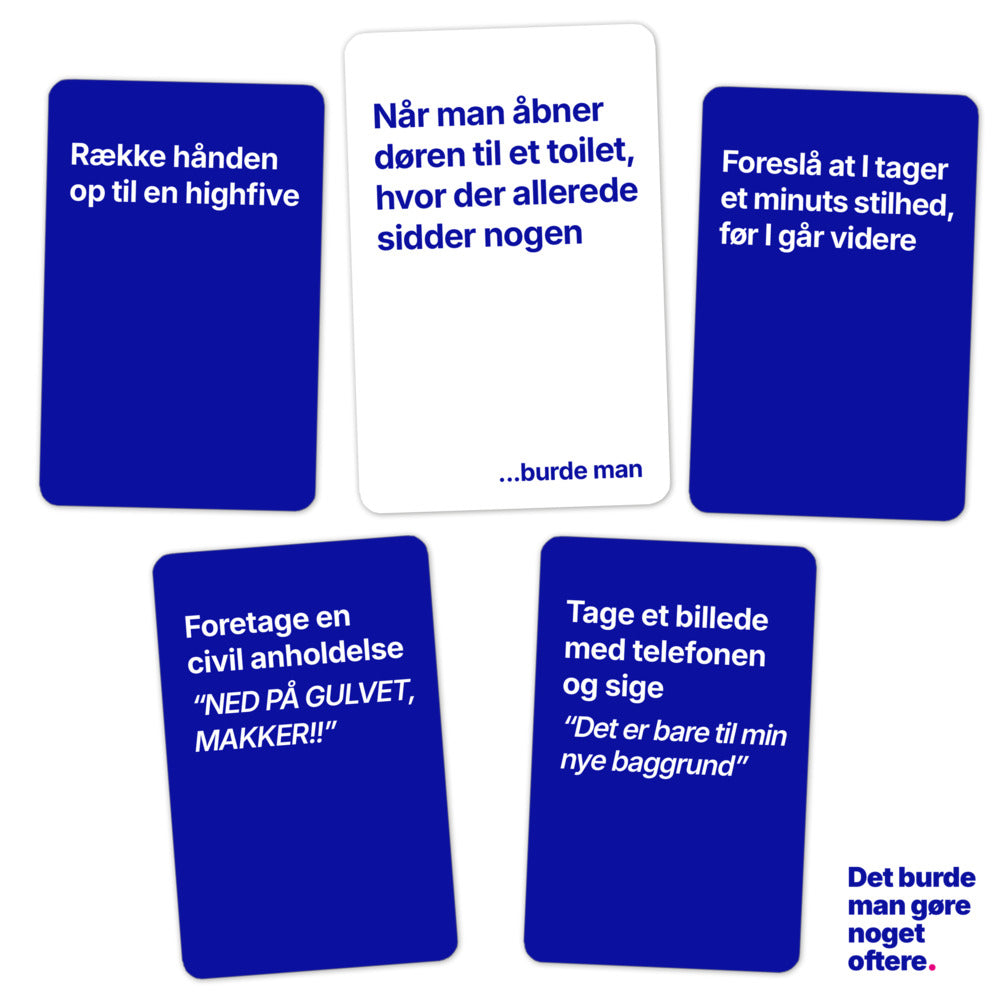 Det burde man gøre noget oftere