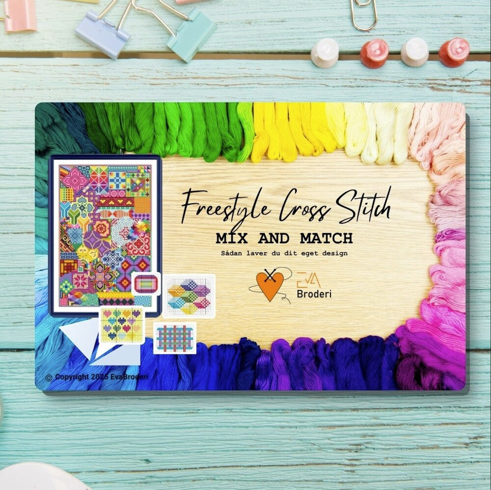 Freestyle Cross Stitch Mix and Match, sådan laver du dit eget design