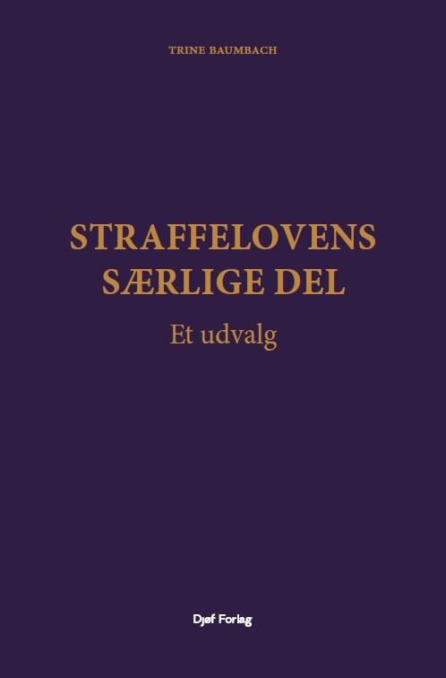 Straffelovens særlige del. Et udvalg