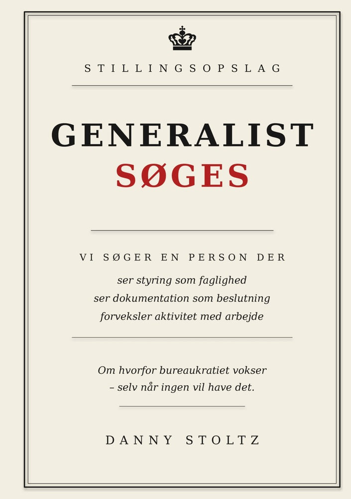 Generalist Søges