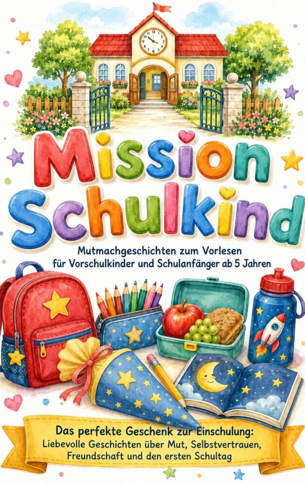 Mission Schulkind – Mutmachgeschichten zum Vorlesen für Vorschulkinder und Schulanfänger ab 5 Jahren