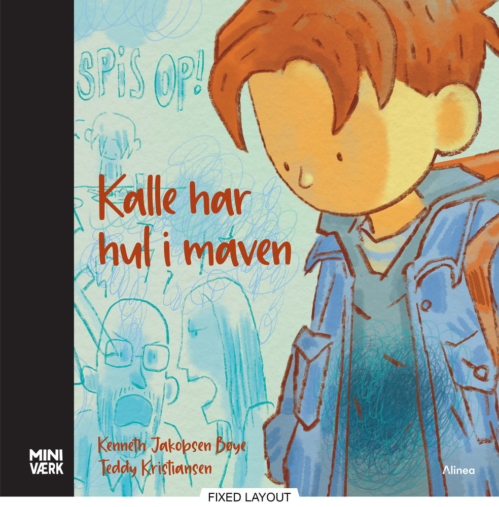 Kalle har hul i maven (Miniværk), e-bog