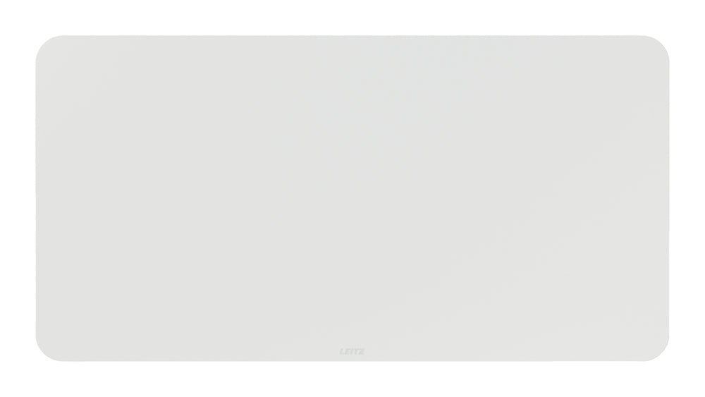 Skriveunderlag Leitz læder lysegrå 36x70cm