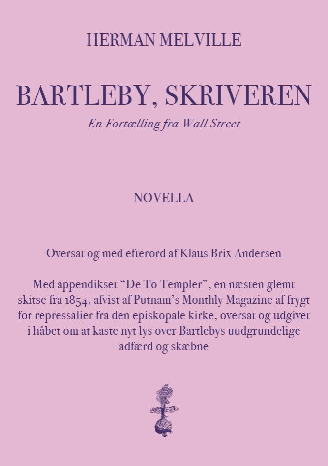 Bartleby, Skriveren – En fortælling fra Wall Street