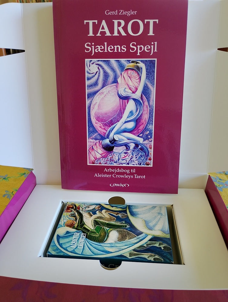 D1 Tarot Sjælens Spejl SÆT Dansk Bog + Engelske kort