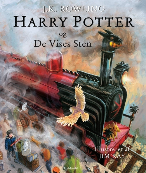 D1 Harry Potter 1 - Harry Potter og De Vises Sten - illustreret